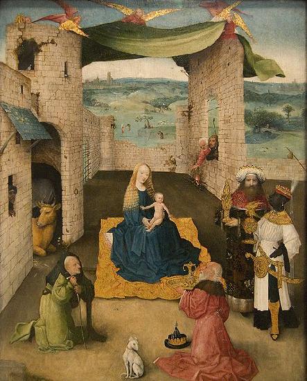 Hieronymus Bosch The Adoration of the Magi France oil painting art